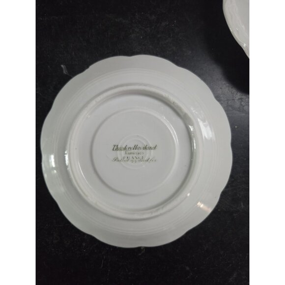 Set of 5 Theodore Haviland Limoges #37 Soft Wave Demitasse Saucers 4.5" Antique - Picture 4 of 6